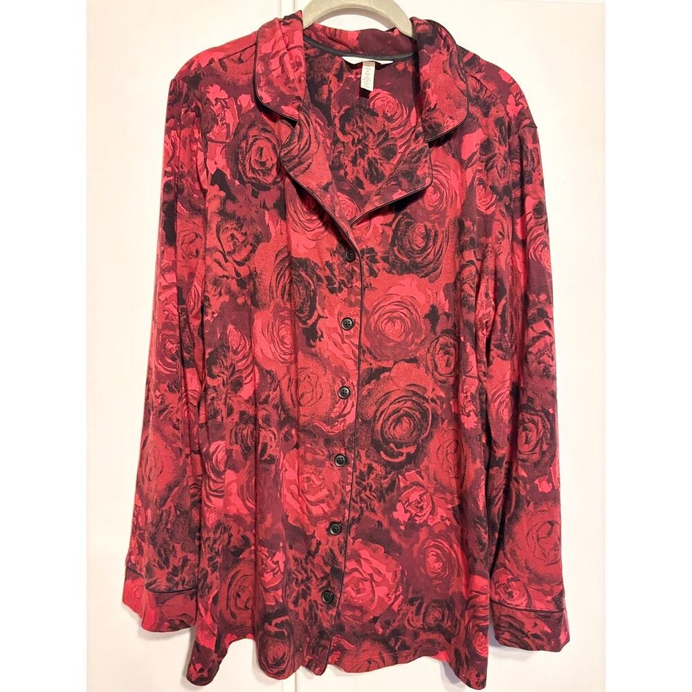 Soma pj top rose print XL